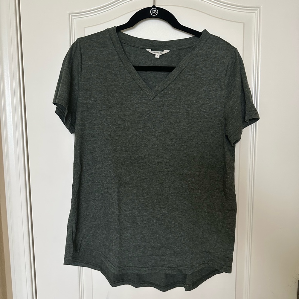 Amaryllis T-shirt greenish grey